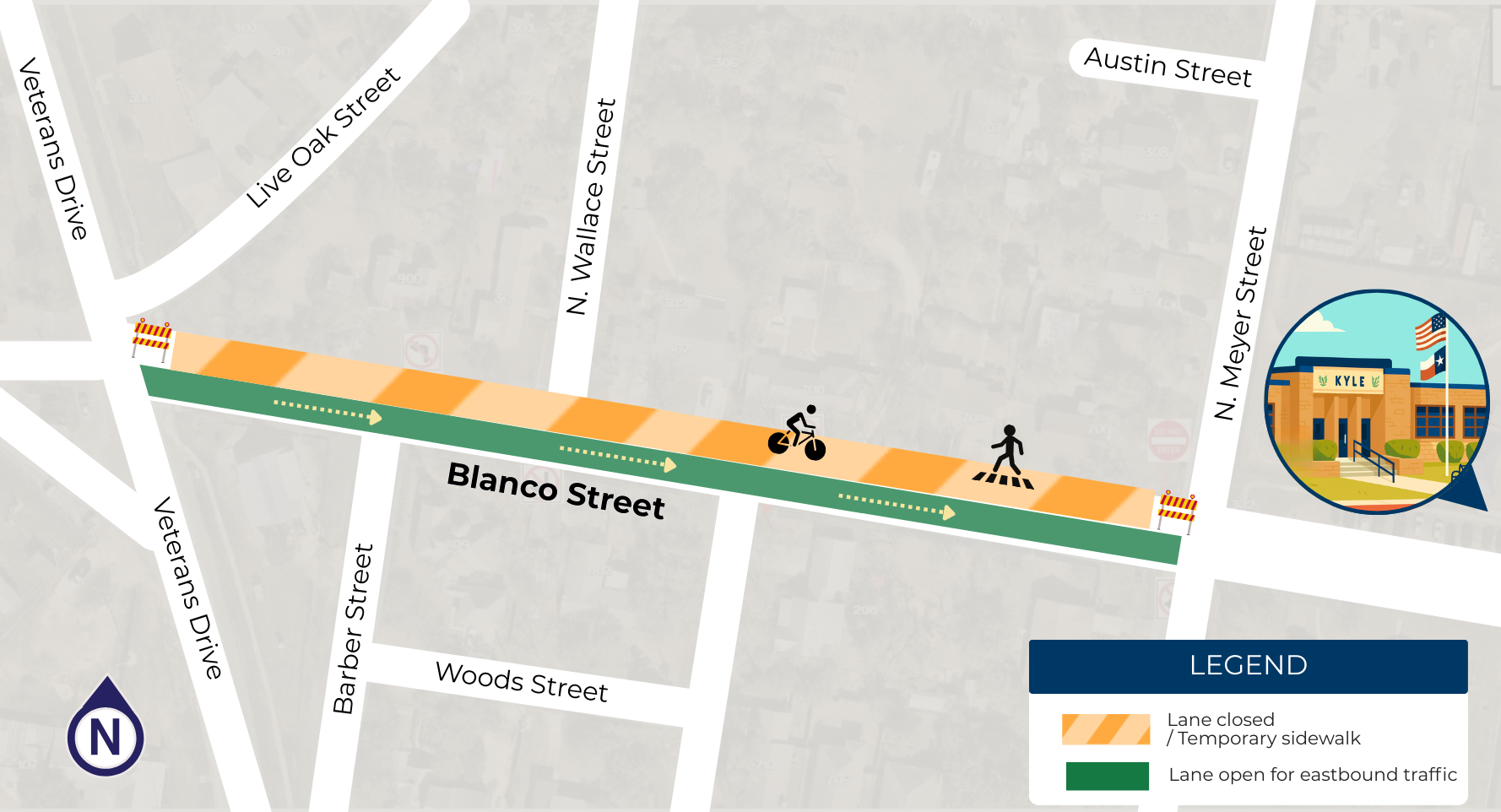 Interim safety measures map graphic