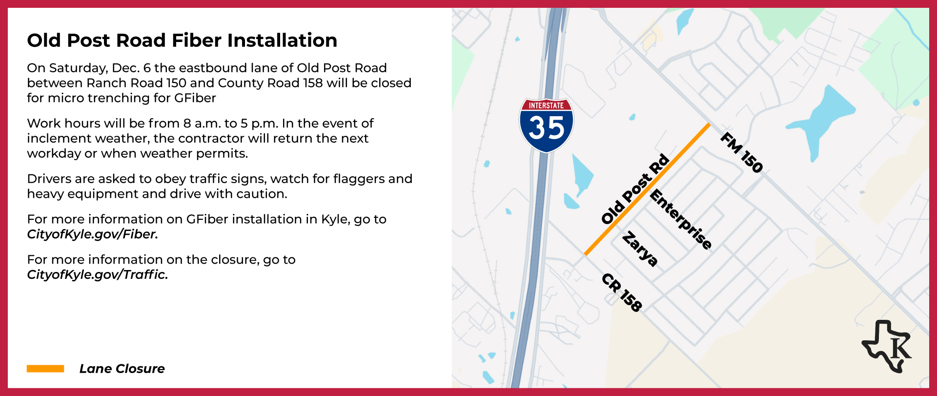 Old Post Road GFiber Microtranching